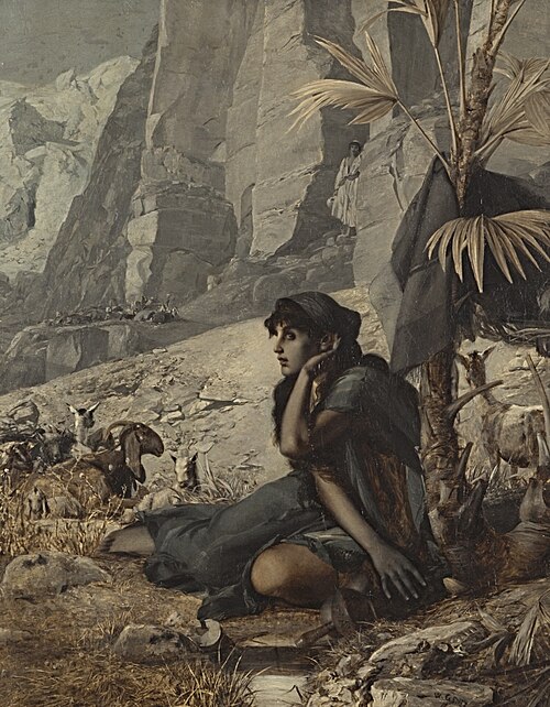 Ägyptische Ziegenhirtin, 1883, Wilhelm Gentz