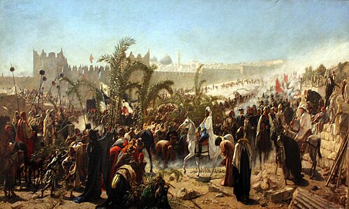 Crown Prince Friedrich Wilhelm of Prussia enters Jerusalem in 1869, 1876, Wilhelm Gentz