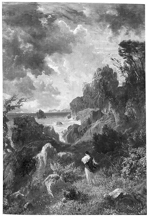 Sappho (Skizze), 1859, Heinrich Dreber