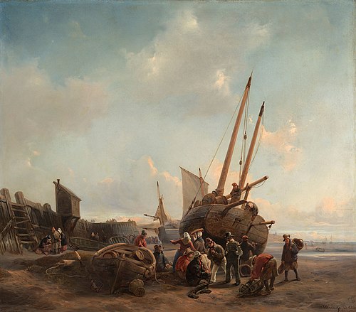 A View on the Coast, 1842, Wilhelm Krause
