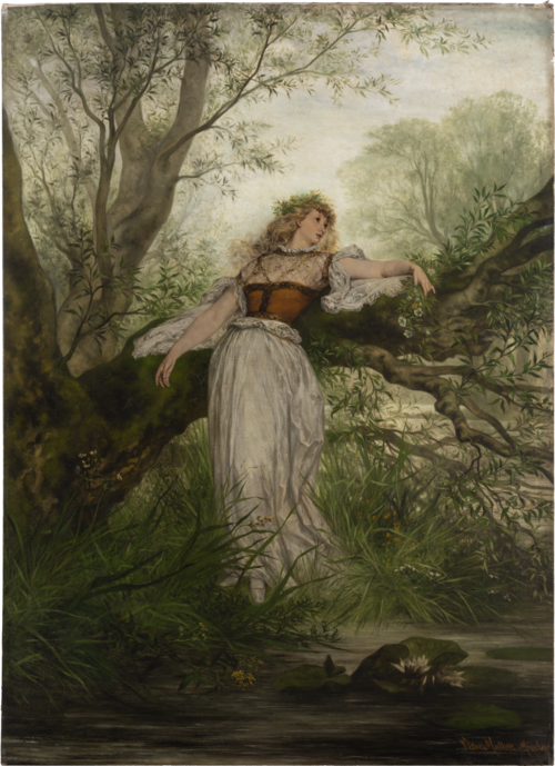 Ophelia, 1869, Victor Müller
