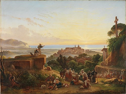 Pilgrimage, 1852, Franz Ludwig Catel