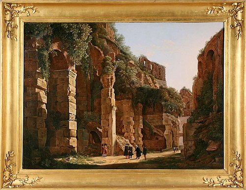 Inside the Colosseum, 1823, Franz Ludwig Catel