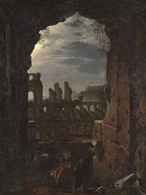 View of the Colosseum in Moonlight, 1832, Franz Ludwig Catel
