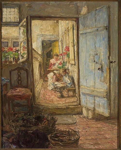 Blue door, , Gotthardt Kuehl