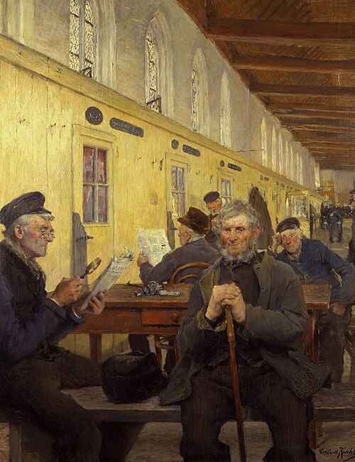 Altmännerhaus in Lübeck, 1895, Gotthardt Kuehl