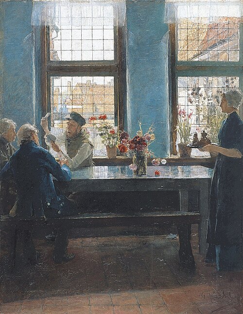 Die Skatspieler, 1885, Gotthardt Kuehl