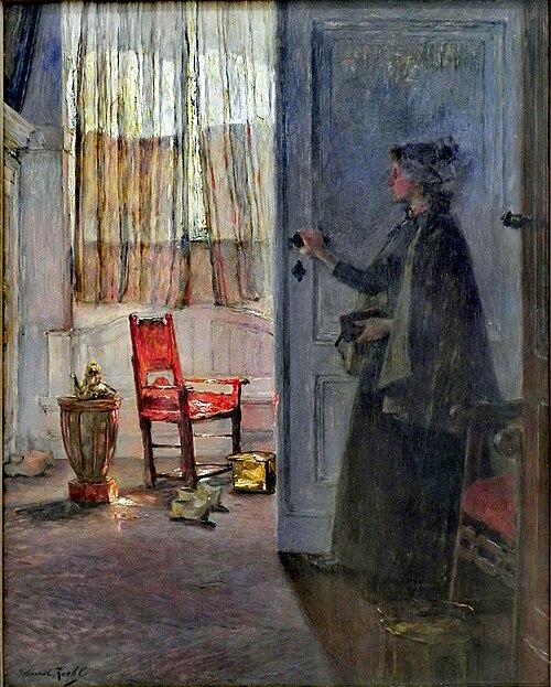 Der Besuch, 1900, Gotthardt Kuehl