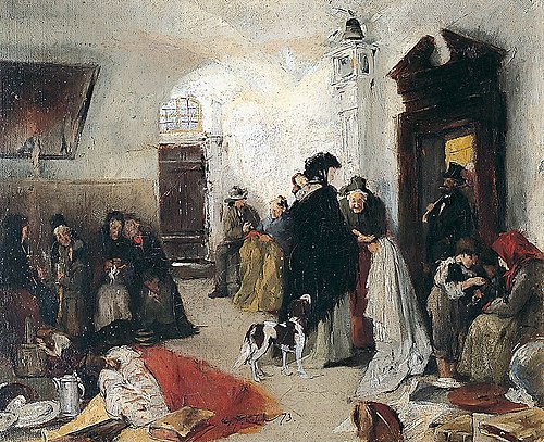 In pawnshop, 1873, Gotthardt Kuehl