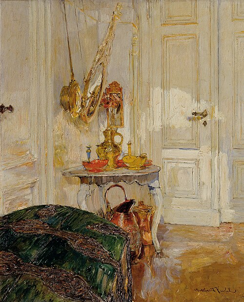 Weißes Interieur, 1900, Gotthardt Kuehl