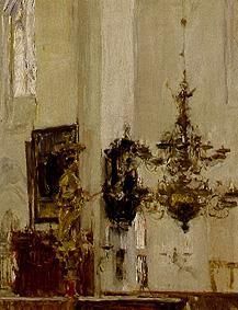 Kircheninneres (Seitenschiff des Lübecker Domes), 1911, Gotthardt Kuehl