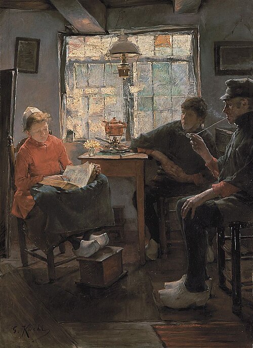 Sonntagnachmittag in Holland, 1891, Gotthardt Kuehl