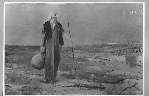 Die Blinde, 1878, Bruno Piglhein