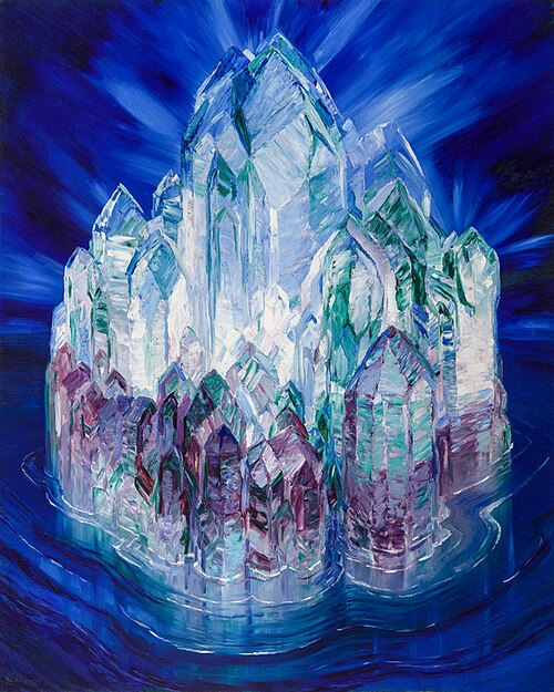 Crystal Castle in the Sea, 1914, Wenzel Hablik