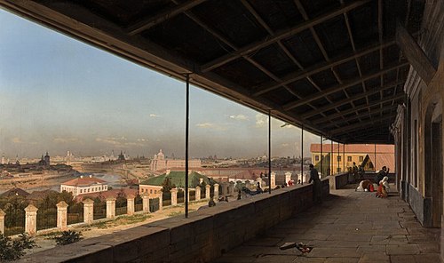 View Of Moscow From The Church Of Nikita The Martyr, , Eduard Gaertner