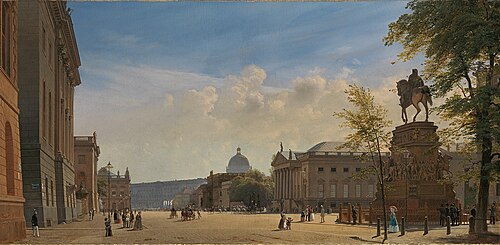 Unter den Linden, 1853, Eduard Gaertner