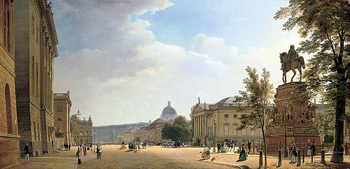 Unter den Linden, 1852, Eduard Gaertner