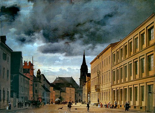 Klosterstraße, 1830, Eduard Gaertner