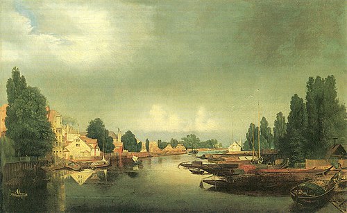 Havel landscape, 1840, Eduard Gaertner