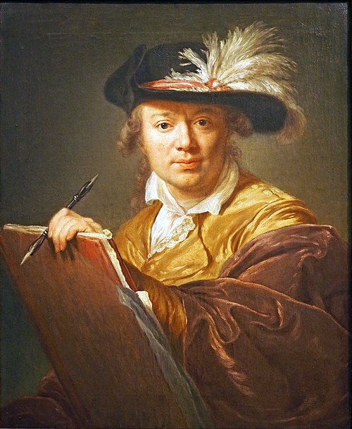 Self-Portrait of Johann Christian Gohl (1743-1829), 1778, Johann Christian Samuel Gohl