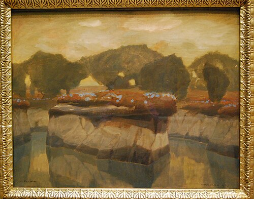 Schemering over het moeras, 1905, Ludwig Dill