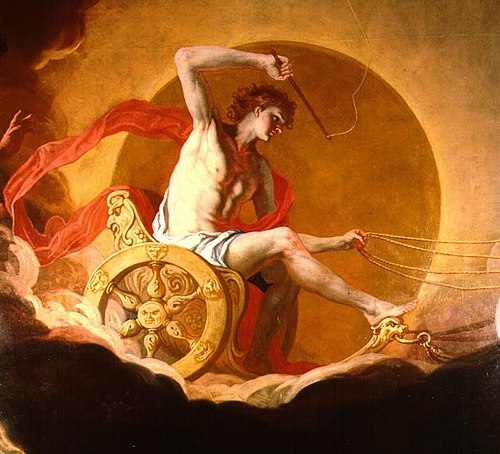Helios on His Chariot, 1685, Hans Adam Weissenkircher