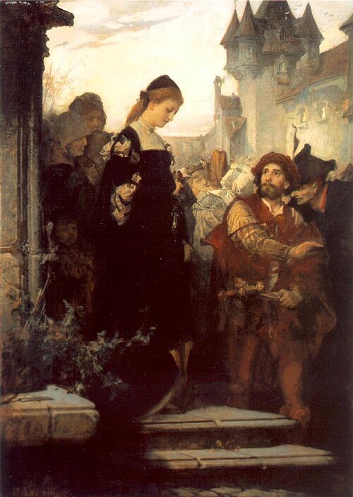 Faust and Margaret, 1871, Sándor Liezen-Mayer