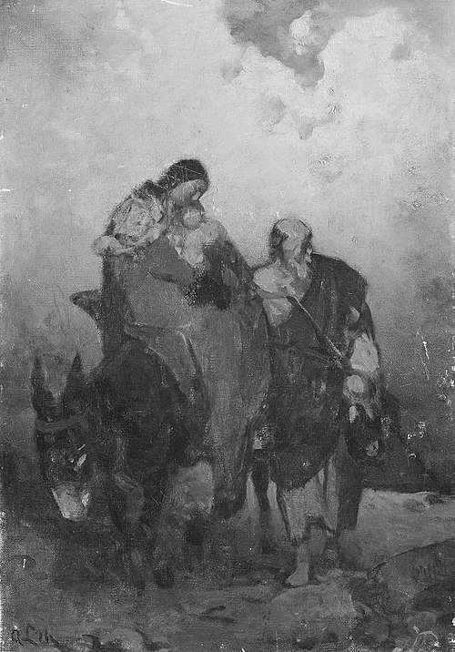 Escape from Egypt, 1885, Sándor Liezen-Mayer