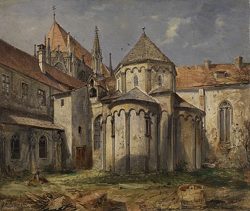 Die Allerheiligenkapelle in Regensburg, 1840, Michael Neher