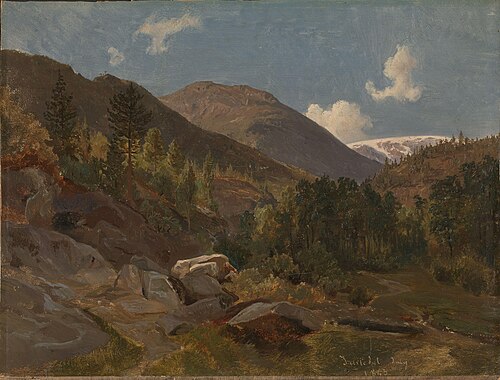 Norwegian Landscape, 1843, Hermann Kauffmann