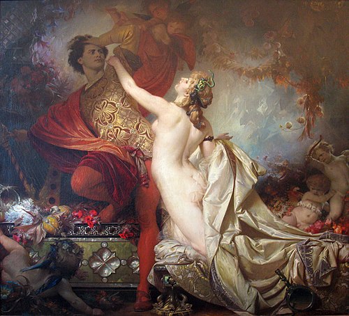 Tannhäuser and Venus, 1873, Otto Knille