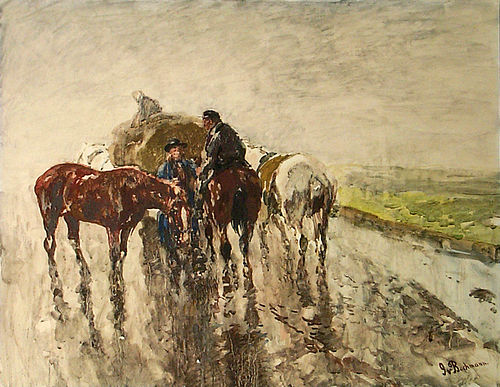 A rainy day, 1912, Gregor von Bochmann