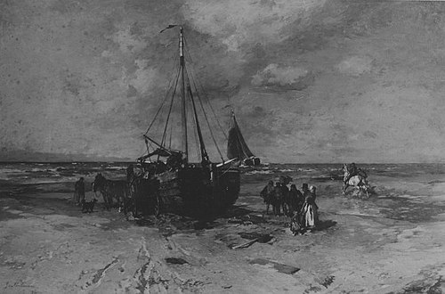 Holländisches Strandbild, 1894, Gregor von Bochmann