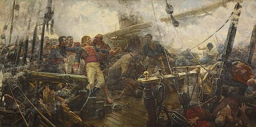La mort de Churruca, 1892, Eugenio Álvarez Dumont