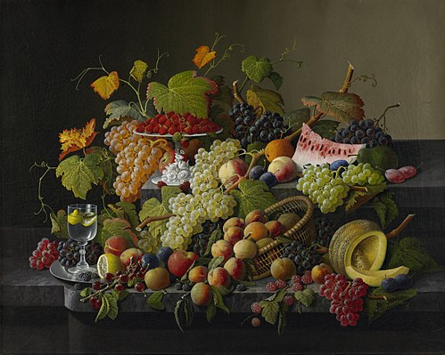 Abundant Fruit, 1858, Severin Roesen