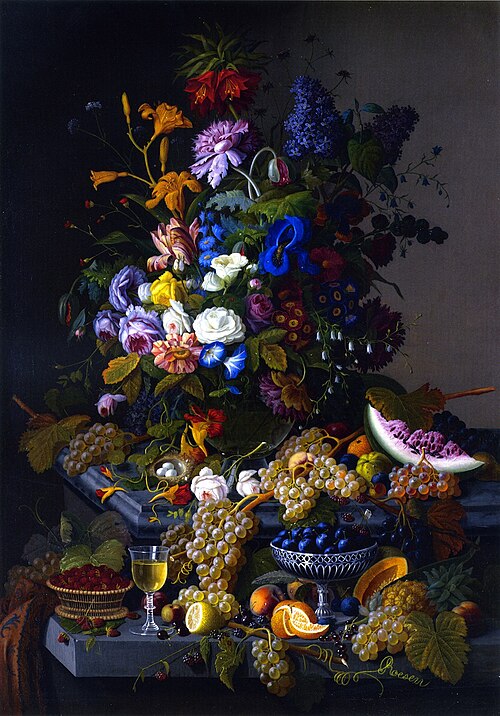 The Abundance of Nature, 1855, Severin Roesen