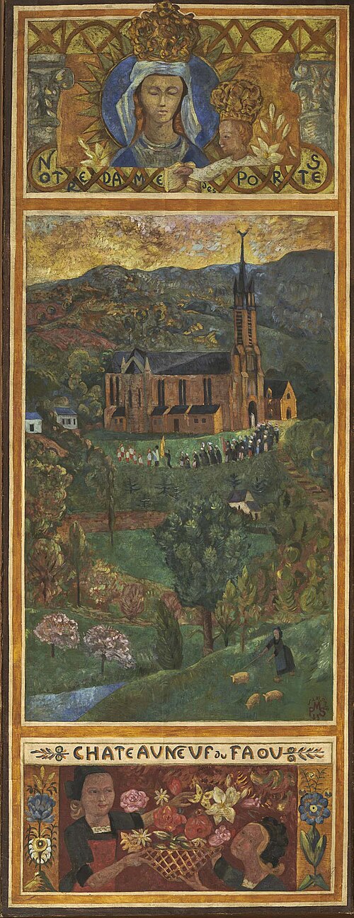 Le Pardon de Notre-Dame-des-Portes à Châteauneuf-du-Faou, 1933, Marguerite Sérusier