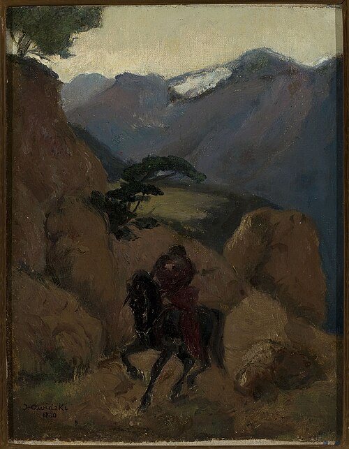 Abduction scene, 1880, Jan Owidzki