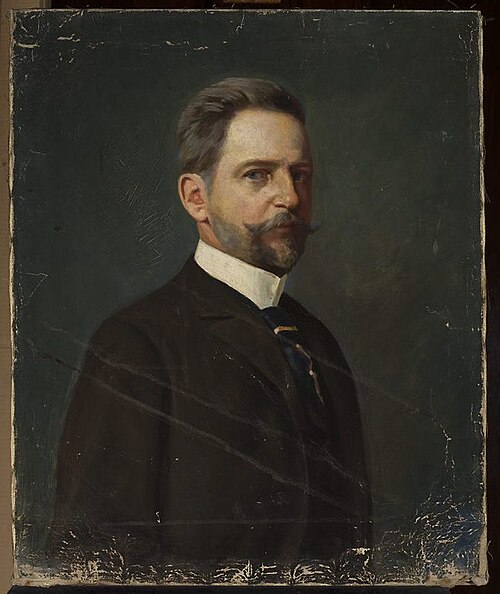 Copy from the self-portrait of Julian Maszyński, 1900, Jan Owidzki