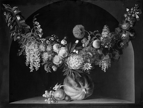 Blomsterguirlande, 1810, Claudius Ditlev Fritzsch