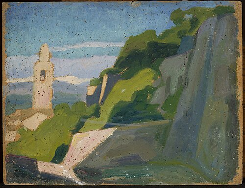 Landscape with a shrine, , Jan Rembowski