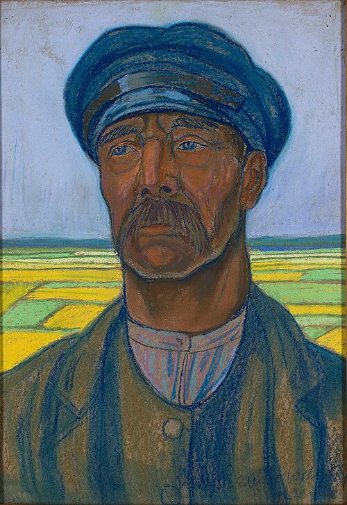 Portret chłopa, 1922, Jan Rembowski