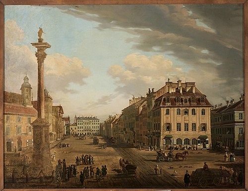 View from the Castle Square towards Krakowskie Przedmieście, , Filip Romanowski
