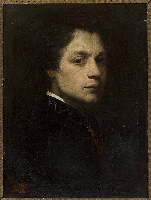 Autoportrait, 1879, Wandalin Strzalecki