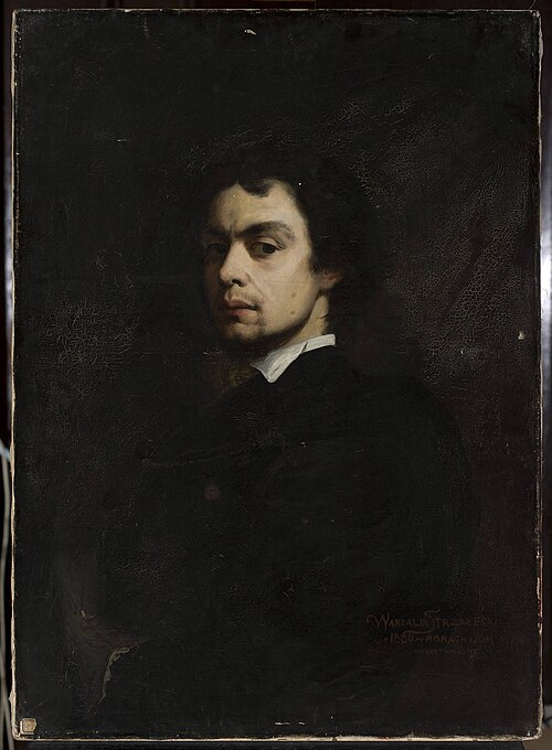 Autoportrait, 1880, Wandalin Strzalecki