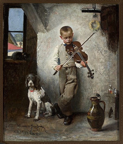 Un violoniste., 1874, Wandalin Strzalecki