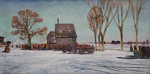Winter Landscape, 1910, Henryk Szczyglinski