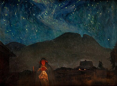 Milky Way upon Giewont, 1927, Henryk Szczyglinski