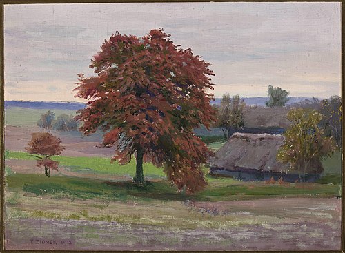 Wild pear tree, 1912, Teodor Ziomek