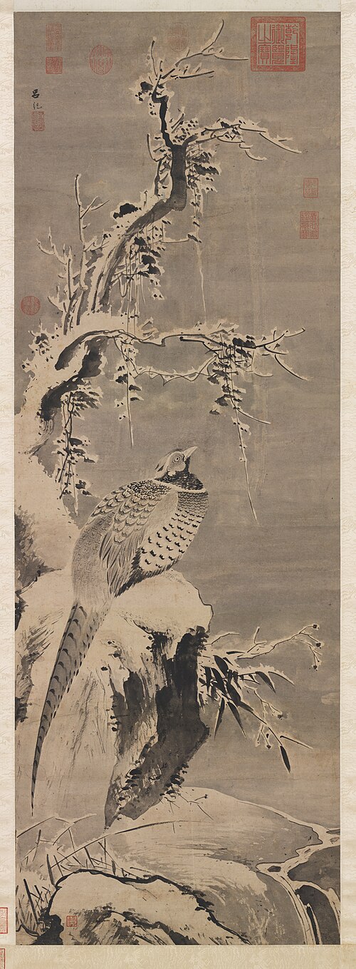Wild Pheasant in the Cold of Snow, , Lü Ji
